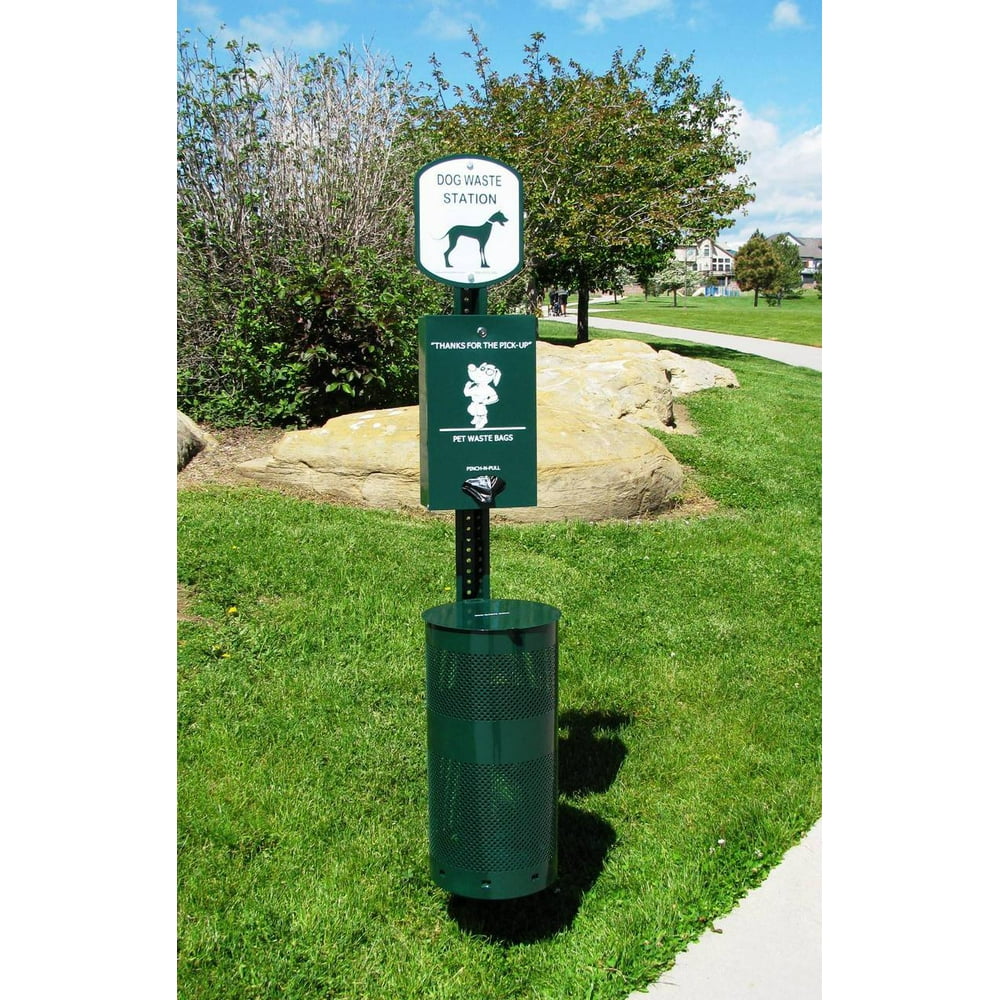 DOG WASTE STATION, EVERYTHING INCLUDED, PLUS 400 BAGS FREE! PNPS600