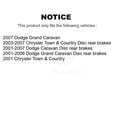 thumbnail image 2 of Transit Auto Front Disc Brake Caliper Coated Rotors and Semi-Metallic Pads Kit for Car Dodge Grand Caravan Chrysler Town & Country KCG-100502P, 2 of 11