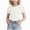 A10-White, variant on Ccpelsie Little Kids Solid Color Cotton T-Shirts Short Sleeve Basic Tops for Toddlers Girls Light Green,15-16 Years