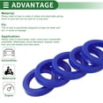 thumbnail image 4 of Universal Oil Seal UN Lip Seal Ring Rotary Shaft Seal 40x55x10mm High Pressure TPU Blue 5 Pcs, 4 of 7