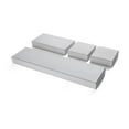 thumbnail image 2 of Melannco Set of 4 Chunky Shelves, White Veneer, Hardware Included, 2 of 9