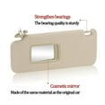 thumbnail image 6 of Left Driver & Right Passenger Side Car Sunvisor With Makeup Mirror For 2010-2023 Toyota 4Runner Replace 74320-35A91-B1 74310-35B01-B1-Driver and codriver-beige, 6 of 6