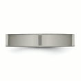 thumbnail image 3 of Titanium Polished Flat Comfort Back Ring 6.5 Size, 3 of 6