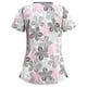 thumbnail image 4 of ICHUANYI Clearance Women Short Sleeve V-neck Tops Working Uniform Blouse(White, M) ICHUANYI WER2023080702143, 4 of 4