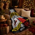 thumbnail image 3 of Humorous Detective Noir Motivation Investigation, Cozy Friendship Quote Scene, Warm Flannel Blanket for Living Room and Reading Nook, Art Lovers Friendship Gift, Artistic Home Decor, 3 of 9