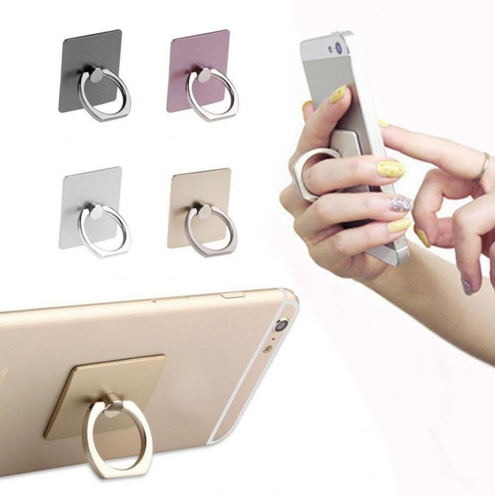 Universal 360 Degree Rotating Finger Ring Stand Holder Car Mount