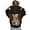 Black, variant on Women's Oversized Hoodie with Hollow Mesh Back Y2K Sexy See Through Cutout Pullover Goth Grunge Streetwear Sweatshirt