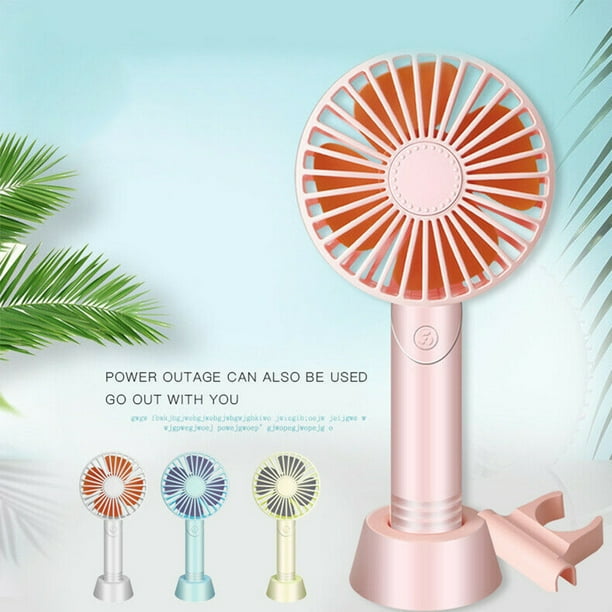 Mini Portable Fan Handheld Rechargeable USB Cooling Desk Aroma Fans Phone Holder