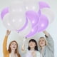 thumbnail image 5 of KAKOWELY 100 globos de látex morado claro, decoración para cumpleaños, bodas, baby showers y fiestas., 5 of 5
