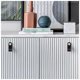 thumbnail image 3 of Inteprter Tiradores de cajón para muebles, armario de cuero, tiradores de puerta de armario, piezas de repuesto, manijas de puertas impermeables, manijas Conjuntos de muebles de dormitorio Negro Inteprter HA059806-01, 3 of 6