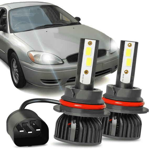 For Ford Taurus 1992-2004 2005 2006 2007 LED Headlight Bulbs 9007 HB5 High and Low Beam 2pack