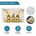thumbnail image 6 of Yellow Bees Gnomes Placemats Set of 4, Spring Floral Branches Pastoral Placemats for Dining Table, Place Mats for Kitchen Tabletop, Waterproof Wipeable Dining Table Mats Set, 6 of 9