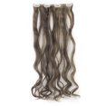 thumbnail image 3 of SAYFUT Clip in Hair Extensions 7Pcs 16 Clips 24 Inch Double Weft Full Head Curly Wave Synthetic Hairpieces for Women,160g, 3 of 8