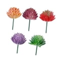 thumbnail image 3 of Plantas artificiales compactas, Premium, plantas falsas sin maceta para arreglos de jardín, decoración de bodas, pared decorativa de paisaje de loto 5 piezas, 3 of 8