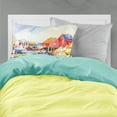 thumbnail image 2 of Carolines Treasures 6059PILLOWCASE Boats at Harbour with a view Fabric Standard Pillowcase Standard multicolor, 2 of 2