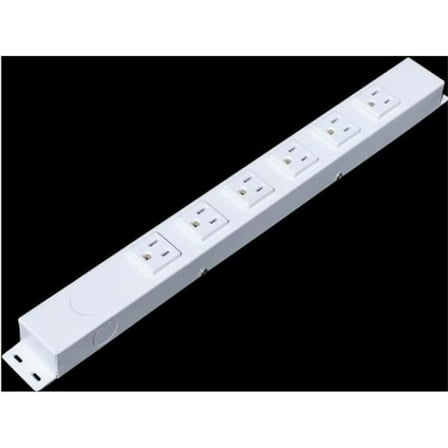16 in. 6-Outlet Hardwired Power Strip