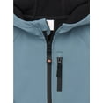 thumbnail image 3 of Ozark Trail Little and Big Boys Hooded Softshell Jacket, Lightweight, Sizes 4-18, 3 of 3