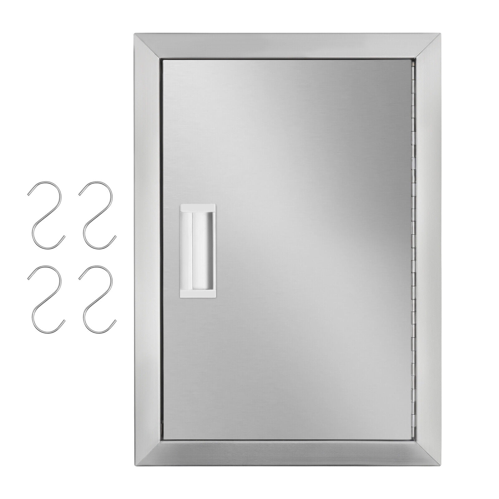 Miumaeov Outdoor Kitchen Doors Stainless Steel BBQ Access Door with 4