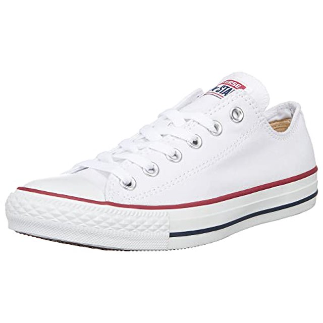 Converse All-Star Ox', Sneaker Basse Mixte, Blanc Optical, 44.5 EU