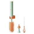 thumbnail image 4 of Silic Electric Baby Bottle Brush Portable Multipurpos for Newborn Infants Green Orange, 4 of 8