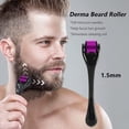thumbnail image 2 of Dermaroller JonhTech de titanio de 1,5 mm para cabello, barba y rostro, 2 of 5