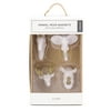 U Brands Animal Head Magnets, Asst Designs, White and Gold, Vinyl, 4 Count, 2102U