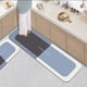 thumbnail image 3 of Alfombrilla de cocina de barro de diatomeas, impermeable, antideslizante, resistente a la suciedad, absorbente, para puerta de entrada, tira de alfombra de secado rápido, 3 of 5