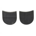 thumbnail image 3 of Pair Rubber Glue on Heels Shoe Repair Anti Pad Replacement - Black 2, as described, 3 of 4