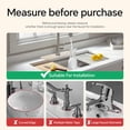 thumbnail image 4 of Kiteky Clearance Non Slip Silicone Faucet Splash Mat Bathroom Kitchen Mat Splashproof Silicone Draining Mat, 1*Faucet Splash Pad, Drain Rack Clearance Sale, 4 of 7