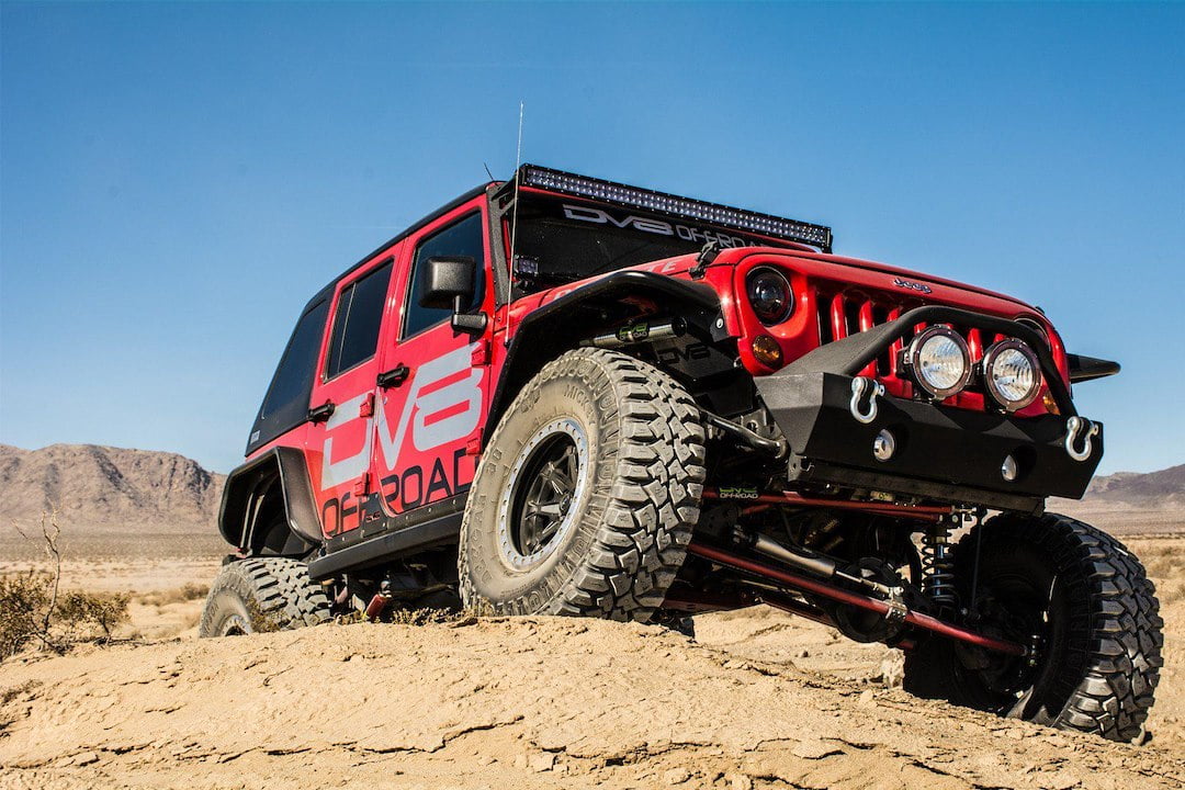 Dv8 Offroad Fendb 02 Wide Fender Flares Fits 07 18 Fits/For Wrangler (Jk) Fits select: 2015-2018 JEEP WRANGLER UNLIMITED, 2012-2014 JEEP WRANGLER