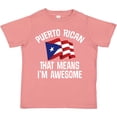 thumbnail image 3 of Inktastic Puerto Rican Awesome Boys or Girls Toddler T-Shirt, 3 of 5