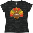 thumbnail image 3 of Inktastic Thanksgiving Day Turkey Football Fan Women's T-Shirt, 3 of 5