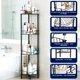 thumbnail image 4 of 4 Niveles Esquineros para Baño,Organizador de Ducha de Metal,Estante de Piso para Regadera con Jabonera y Ganchos,para Baño,Cocina,Hotel, 4 of 7