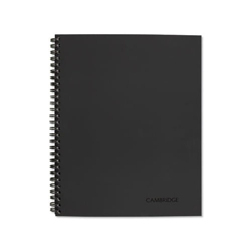 Wirebound Guided Business Notebook Action Planner, Dark Gray, 11 x 8.5, 80 Sheets