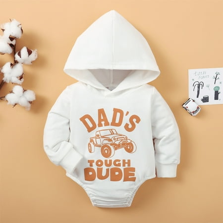 

NIUREDLTD Baby Print Kids Girls Boys Fall Print Long Sleeve Baby Hooded Romper Bodysuit Clothes