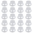 thumbnail image 7 of 20 Pcs Spring Cord Locks Plastic End Fastener Double Holes Clip Rope Toggle Stoppers Sliders, Clear, 7 of 7