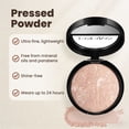 thumbnail image 3 of Pressed Powder Face Makeup, Baked Brighten Color Correcting Correcting Powder Foundation, Lasting Oil-control (Light Beige), 3 of 9