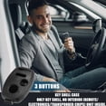 thumbnail image 2 of Unique Bargains 3 Buttons Keyless Entry Remote Key Fob Shell Case Kit for Honda CR-V CR-Z with Mini Screwdriver Black, 2 of 6