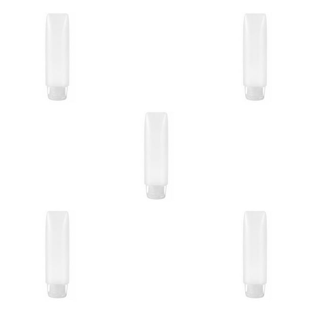 Naiovety Botella de viaje para apretar, contenedor de de dientes para cosméticos, tubo dispensador exprimible, organizador de cuidado Personal Type8 NO8