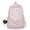 Pink, variant on Checkered Backpack, Classic Plaid Travel Casual Daypack
