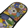 thumbnail image 4 of Yayeee Double Oven Mitt Kitchen Heat Resistant Baking 35" x7" Quilted Glove, Blue Floral, 4 of 6