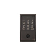 Schlage Encode Smart WiFi Deadbolt Lock for Front Door - Keyless Entry with App or Touchscreen - Works with Alexa, Hey Google, Airbnb - Create Codes for Guests - Aged Bronze