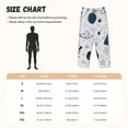 thumbnail image 3 of Logiee Cartoon Planets Print Women Pajama Pants,Comfy Pj Bottom with Pockets & Drawstring,Stretch Casual Sleepwear-Medium, 3 of 6