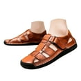 thumbnail image 2 of Zmoon Cowhide Stitching Outdoor Men's Beach Sandals, 2 of 9