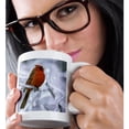 thumbnail image 2 of 3dRose, Quebec. Male northern cardinal bird, ice storm-CN10 BJA0019 - Janyes Gallery, 15oz Mug, 2 of 7