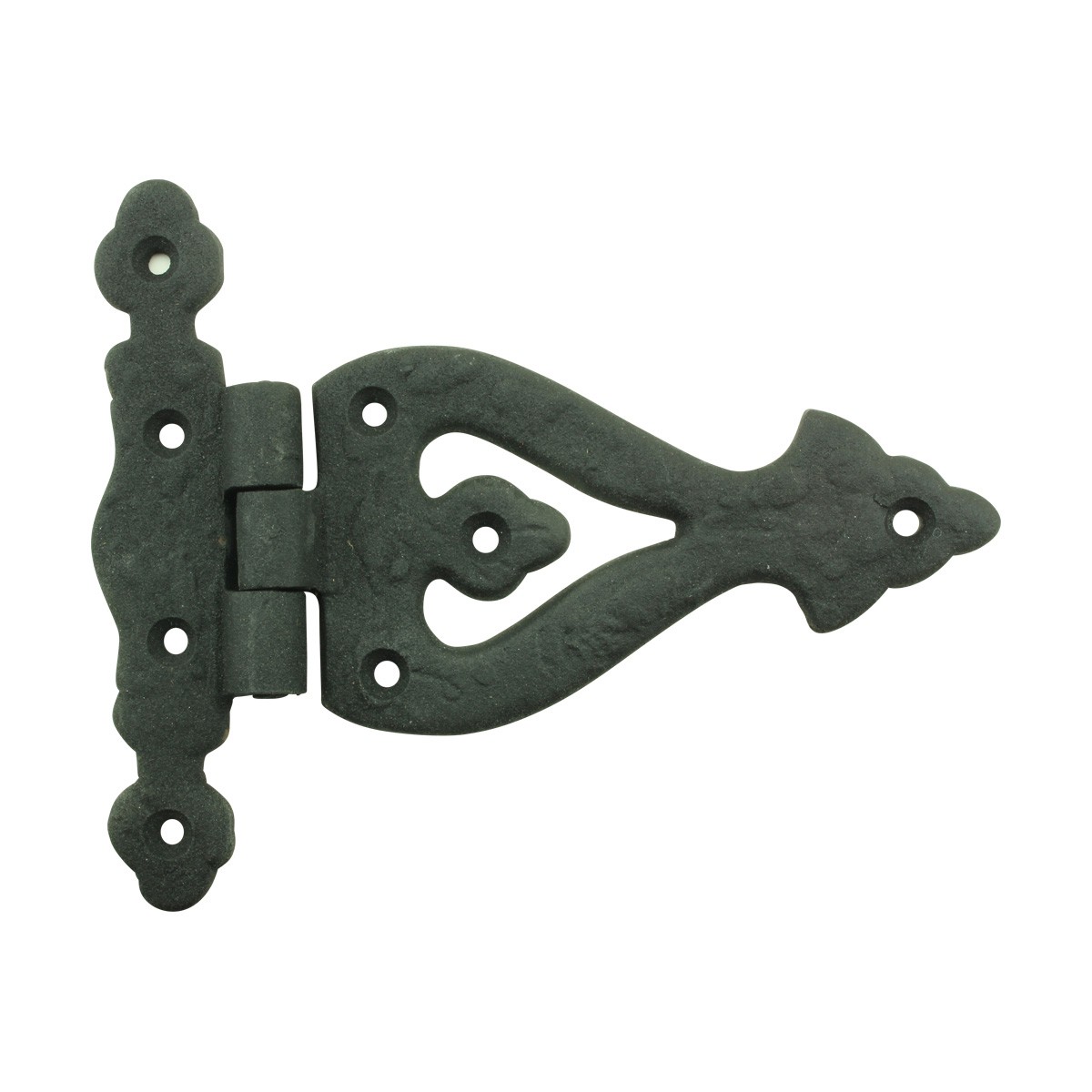 5 3 8 Inch Black Wrought Iron Door Hinge Rsf Finish Barn Door