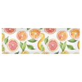 thumbnail image 6 of Yayeee Kitchen Valance Rod Pocket 54" x 18" Living Room Window Curtain, Candy Orange, 6 of 6
