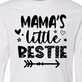 thumbnail image 4 of Inktastic Mama's Little Bestie with Arrow and Hearts Long Sleeve Youth T-Shirt, 4 of 5