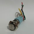 thumbnail image 4 of Illuminated 16mm Push Button Metal Switch Latching with Blue LED IP65, 4 of 7