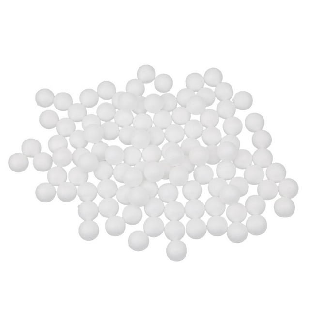 Paquete De 100 20mm Modedo Craft Bos De Espuma De Poliestireno Kids Craft Supplies Decoración De DIY SOLEDAD Artesanía de modelado